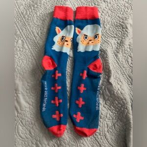 2021 NINTENDO Socks Blue One Size Unisex